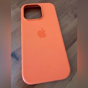 Apple Vibrant Orange iPhone Case